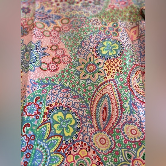 Talbots~Bright~Multicolor~Millefiori Pattern~Tee-Shirt~Top~NWT~Size LP - Picture 4 of 10